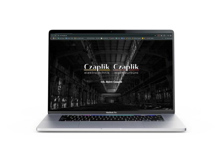 Webdesign für Elektroservice und Ingenieurbüro Czaplik Dresden