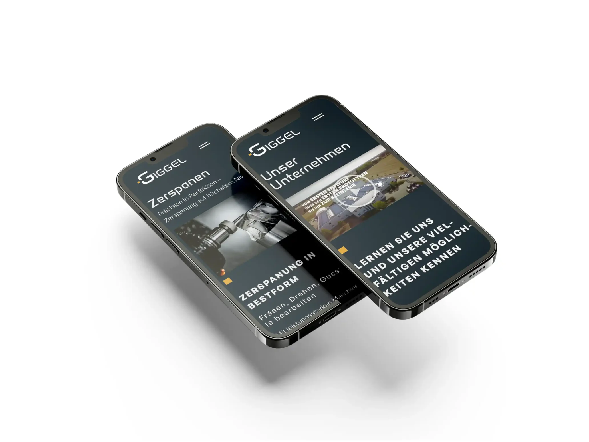 Giggel GmbH Iphone Webdesign