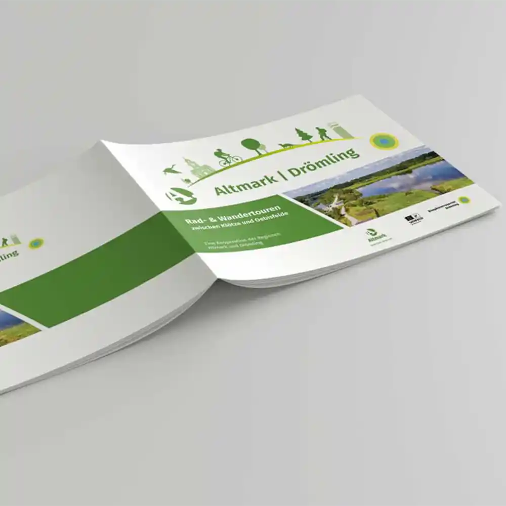 Vorderseite Broschüre Altmark und Drömling